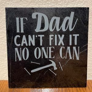 Wood sign that can stand on its own